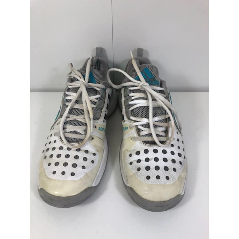 Adidas Barricade Classic Bounce Tennis Shoe Sneakers White Teal Women's US 8